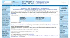 Desktop Screenshot of businessesforsaleonline.com